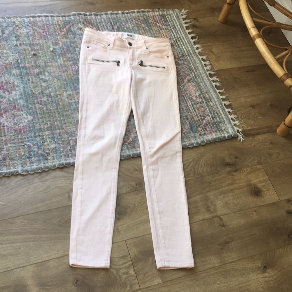 VINTAGE PINK PAIGE JEANS SIZE 27